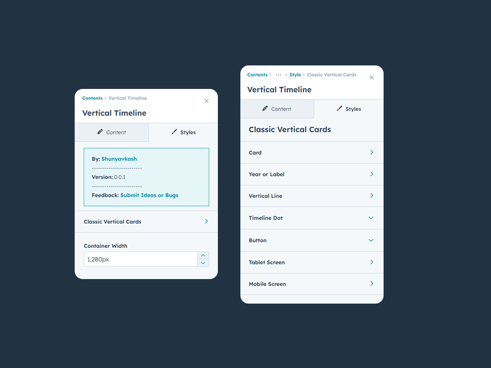 Multiple Style Presets